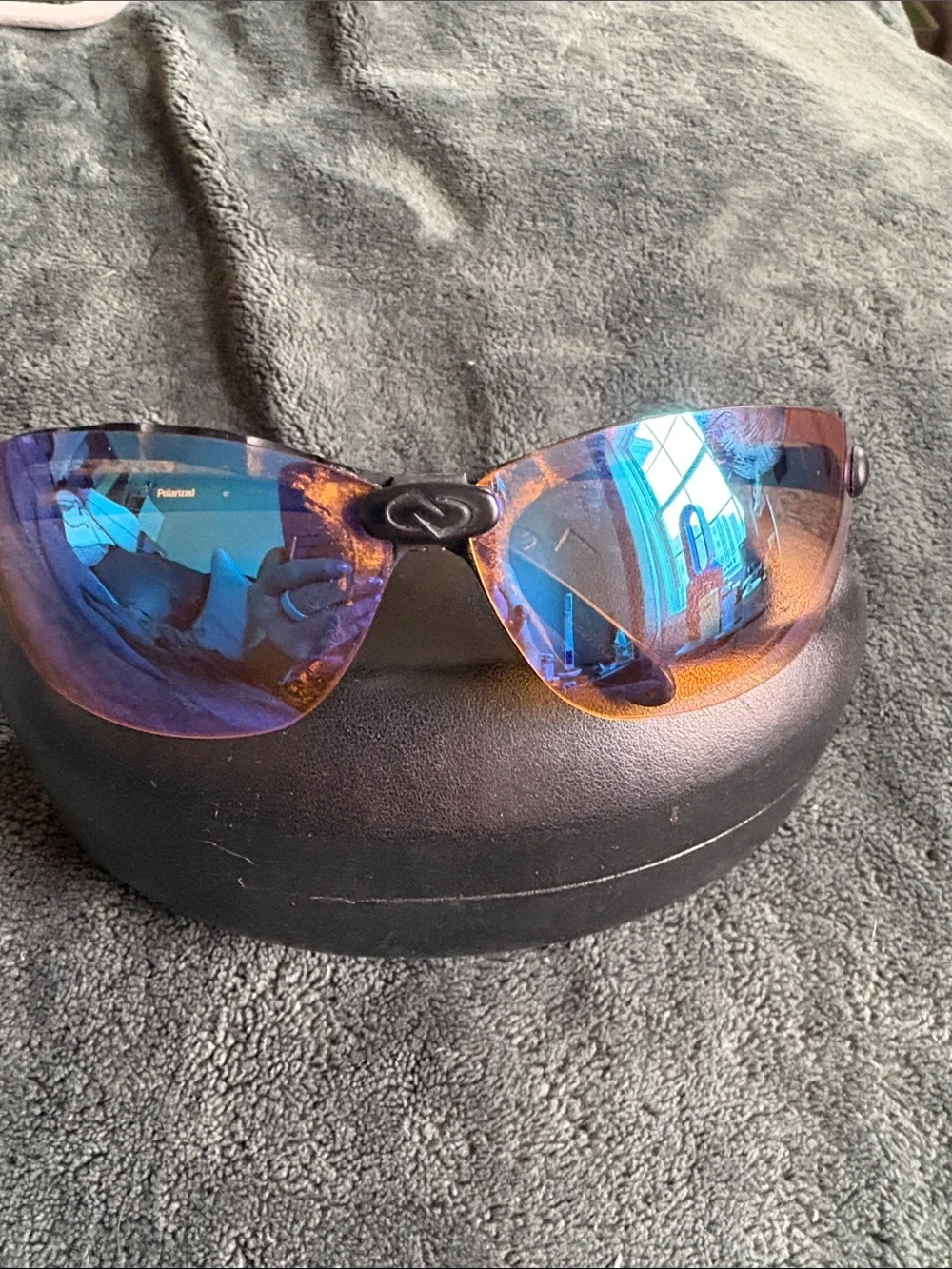 native eyewear nano 2 asphalt polarized mirrored sport sunglasses 57